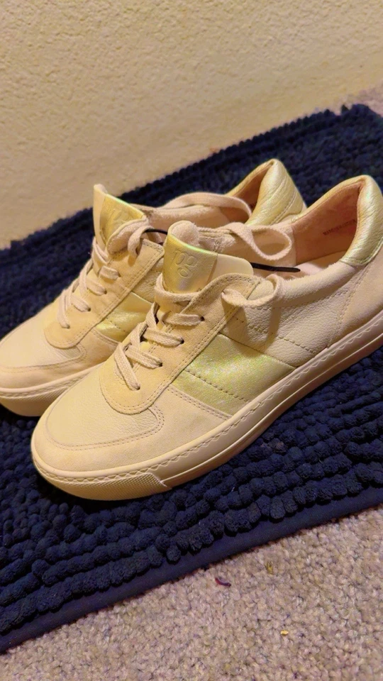 Zapatilla deportiva Paul Green para mujer de cuero nobuck ligera cómoda talla 8 nueva Foto 2 de 4