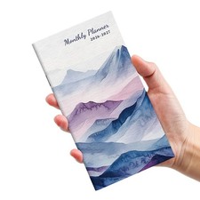 Pocket Calendar 2026-2027 for Purse, Two Year Monthly Planner Pocket Size, Ja...