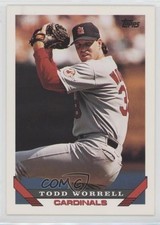 1993 Topps Todd Worrell #121 5v2
