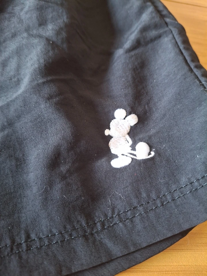 Подлинные черные нейлоновые шорты Disney Parks Mikey Mouse, эластичная талия, размер большой - Изображение 3 из 4