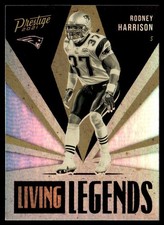 2021 Panini Prestige Living Legends Rodney Harrison New England Patriots #LL-1