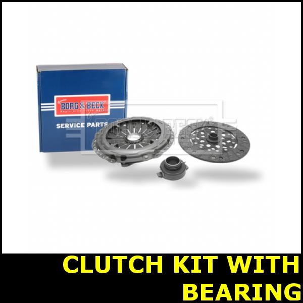 Clutch Kit with Bearing Fits PEUGEOT 807 EXPERT OPT2/2 I 2.0 222 223 EB F6AD
