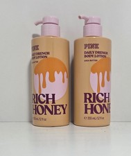 Victoria  s Secret Pink Rich Honey Body Lotion  Set of 2 