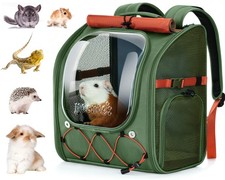 Pecute Kids Cat Backpack with Bubble Window, for Cats up to 8.8 lbs, Green ...