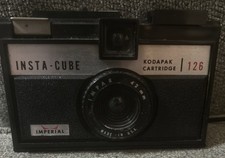 Imperial INSTA-CUBE Kodapak Cartridge 126 Camera 1960s Made In USA