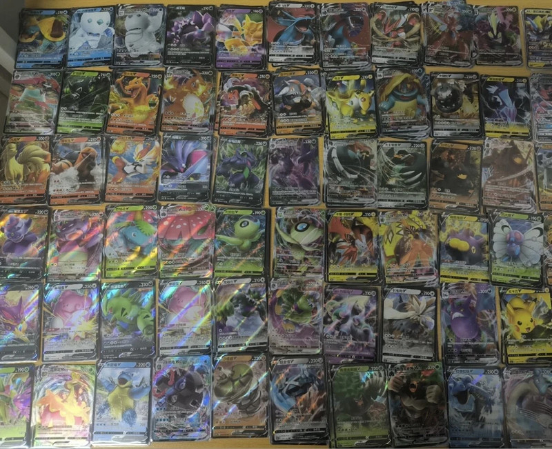 Pokemon Card Lot 100 Official TCG S-Chinese RR/RRR Included EX V VMAX + HOLOS