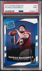 2017 PANINI DONRUSS #327 PATRICK MAHOMES II ROOKIE RC PSA 9