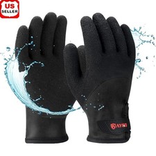 Waterproof Gloves Full Hand Grip Warm Liner Utility Fishing Winter Activities US