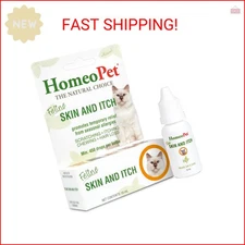 HomeoPet Feline Skin and Itch, Safe and Natural Cat Supplement for Itchy Skin, S
