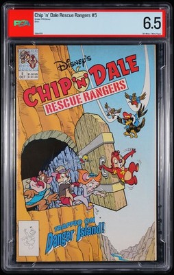  CHIP 'N' DALE RESCUE RANGERS #5 (DISNEY OCTOBER 1990) DIRECT - Graded - PSA 6.5