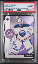 2023 UD SYNERGY CAST FOR GREATNESS PURPLE #CG34 DEVON LEVI PSA 10