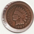 US Rare Old West 1901 Indian Head Penny Coin American Collection Shield Cent USA