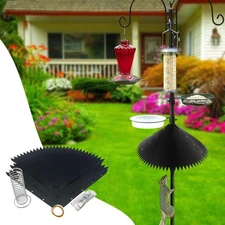Baffle for Bird Feeder Pole Bird House Guard Accessories Reusable Pole Mount