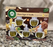 Air Wick Plug-In Scented Oil Refills Brown Sugar Vanilla 5 Count Air Freshener