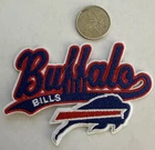 Buffalo Bills  embroidered iron on patch. 4" x 2.5” Awesome!
