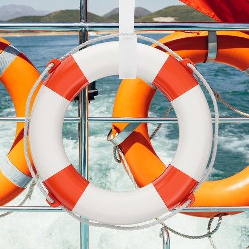 VANZACK Swimming Pool Buoy Hanger Life Ring Holder for Sturdy Metal Bracket H... - Picture 3 of 9