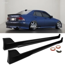 For 01 02 03 04 05 IS300 XE10 TR-D Style Urethane Pair Side Skirt Lip Body Kit