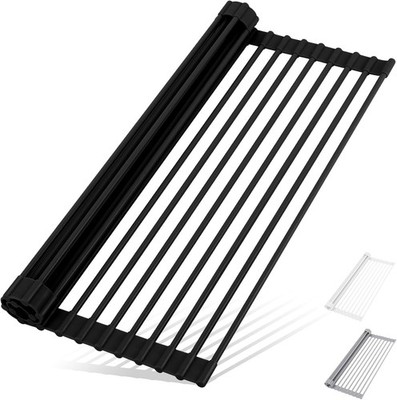 Roll Up Dish Drying Rack Over The Sink Kitchen Roll Up Sink Drying Rack