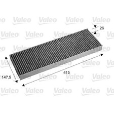 VALEO Innenraumfilter Aktivkohlefilter für Opel Vectra B J96 31_ 715675