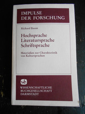 Baum, Hochsprache - Literatursprache - Schrif...