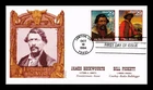 DR JIM STAMPS US COVER JIM BECKWOURTH LEGENDS OF THE WEST FIRST DAY ISSUE COMBO