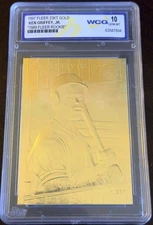 1997 Fleer Ken Griffey Jr 1989 Fleer 23KT Gold Rookie RC WCG 10 Gem Mint