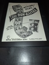 The Nov-Elites Rare Original 1946 Promo Ad Framed!