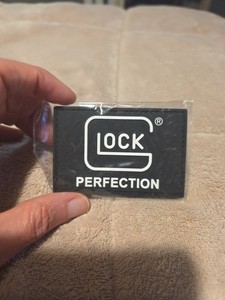 GLOCK PERFECTION Collectible Pistols Firearms Guns Weapons Shooter Patch NOS NIP