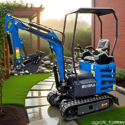AGT Mini Excavator RATO Gas Engine Air-cooled Tracked Crawler 1 Ton Small Digger