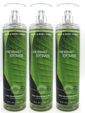 BATH BODY WORKS RAINKISSED LEAVES FRAGRANCE MIST 8 FL OZ LOT OF 3 PCS