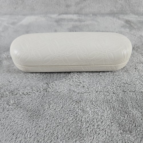 Oakley Clam Shell Sunglasses Hard Case White Embossed Logo 