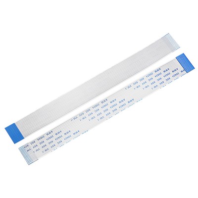 Flexible Flat Cable 150mm 1mm Pitch 15 Pins FPC FFC Flexible Ribbon Cable 10Pcs
