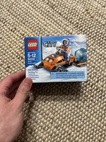 Retired LEGO City 60032 Arctic Snowmobile 60033 Arctic Ice Crawler *COMPLETE*