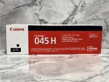 Canon Genuine 045H Black High Yield Toner Cartridge 1246C001