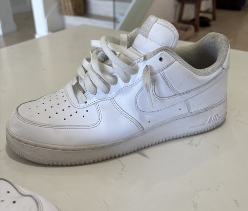 Size 10.5 - Nike Air Force 1 Low '07 White - Picture 3 of 10