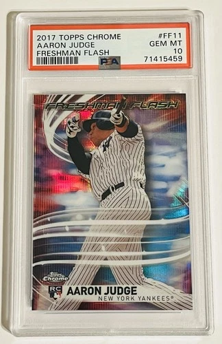Aaron Judge 2017 Topps Chrome Freshman Flash RC Rookie Card FF-11 PSA 10 Gem