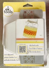 EK Success Brands EK Tools Punch 2-in-1 Edge Punch Interlocking Squares New