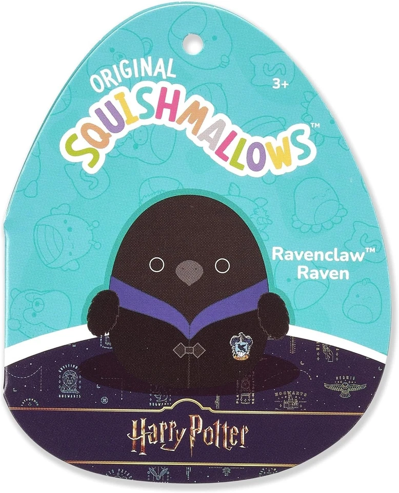Peluche Squishmallows Original Harry Potter Cuervo 10" Foto 4 de 4