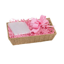 Wicker Gift Hamper Basket Kit with Shredded Paper, Make Your Own Gift Hamper