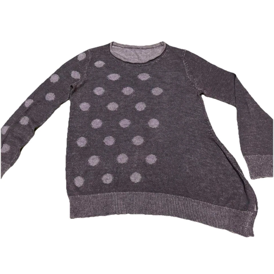 ① Yohji Yamamoto cotton, linen, and acrylic blend sweater, one size - Image 4 of 4