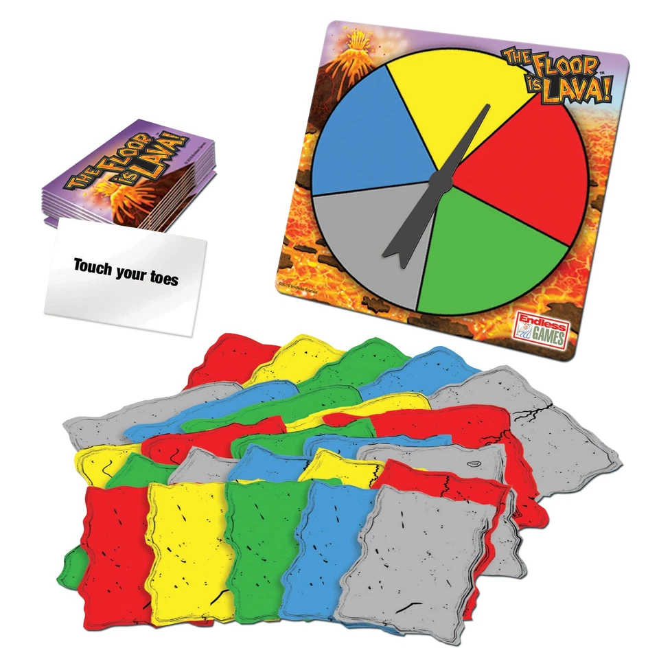 The Floor Is Lava Family Board Game Fun Party Game for Kids Age 5+ - Image 2 of 4
