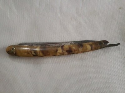 Vintage German F.F. Hille Straight Edge Razor