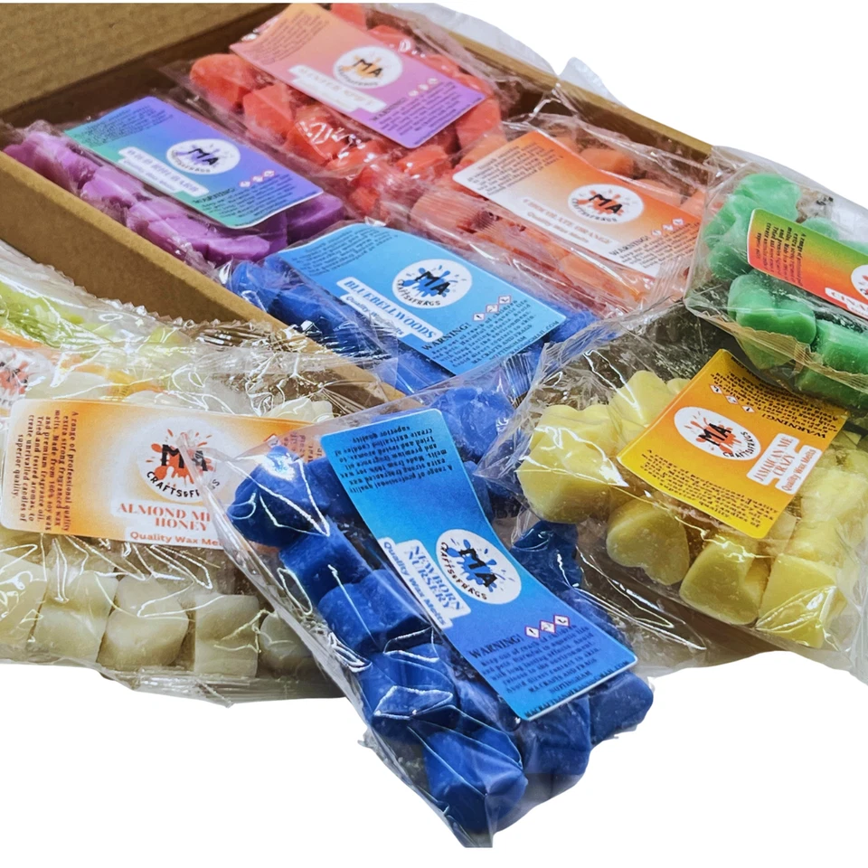 20 x Highly Scented Wax Melts Mini Hearts Many fragrances perfume/fresh/floral - Image 2 of 4