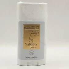 Nakery Beauty Glide & Go Magic Friction Reducing Stick Cooling  2.2 oz/ 65g  NEW