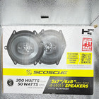 Scosche HD57684A-WM1SD 4-Way Speaker Set 5x7in / 6x8in 50W RMS — photo 1