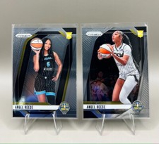 2024 WNBA Panini Prizm  #147 +  Panini Prizm #10 Angel Reese Chicago Sky RC