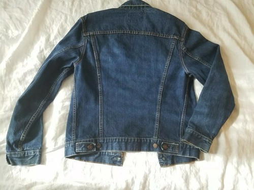 Vintage 1960s Levi's 70505 Big E Denim 2 Pocket Type 3 Jacket 534 Button Dark 38 - Picture 10 of 13