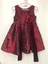Holiday Girls Red Sleeveless Dress size 2-4 by Sweet Heart Rose