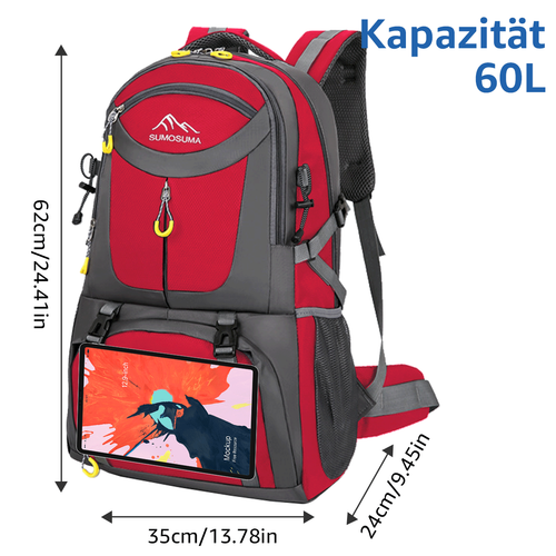 Rucksack Wasserdicht Wanderrucksack Herren Outdoor Reisen Trekkingrucksack DHL - Bild 19 von 63