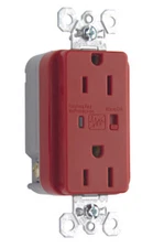 Pass seymour Specification Grade Surge Protective Duplex Receptacle Red led indi